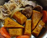 お弁当。かぼちゃ煮作り方3写真