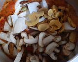 鶏肉ときのこ小松菜の粒マス♪トマト煮込み作り方5写真