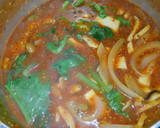 鶏肉ときのこ小松菜の粒マス♪トマト煮込み作り方7写真