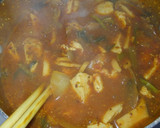 鶏肉ときのこ小松菜の粒マス♪トマト煮込み作り方8写真