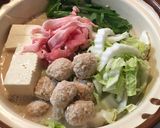 あごだしつゆで豆乳鍋作り方2写真