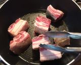 バルサミコ醤油で洋風豚の角煮♪作り方3写真