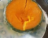 丸ごと食べれるｶﾎﾞﾁｬグラタン♡作り方1写真