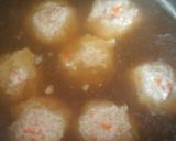 ダシダで♥お豆腐つくねと春雨の中華スープ作り方4写真