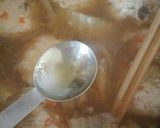 ダシダで♥お豆腐つくねと春雨の中華スープ作り方6写真