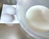 レンジで簡単カフェオレカスタードクリーム作り方1写真