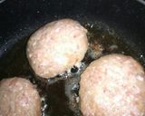 簡単時短！おいしい豚肉100%ハンバーグ作り方3写真