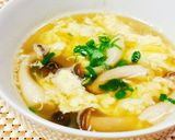 炊き込みやお寿司に♡きのこの卵スープ♡作り方5写真