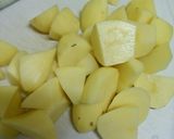 食べごたえあり！ジャンボポテトフライ作り方2写真