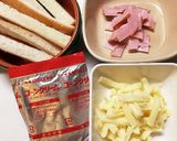 パン耳グラタン☆コーンスープで超簡単！作り方1写真