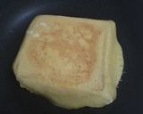 玉子焼き&チーズのフライパントースト作り方5写真