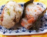カリカリじゃこベーコンおにぎり作り方4写真
