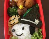 魔女っこスヌーピー☆ キャラ弁作り方1写真