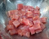 混ぜるだけで絶品！アボカド納豆マグロ丼作り方1写真