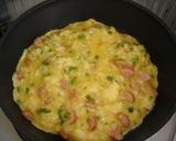 混ぜて焼くだけ★簡単★焼きオムライス作り方3写真