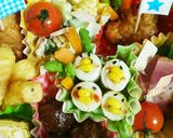 運動会弁当*竹輪とコーンでぴーちゃん作り方4写真