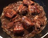 バルサミコ醤油で洋風豚の角煮♪作り方6写真