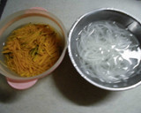 玉ねぎとかぼちゃのおばけサラダ作り方1写真