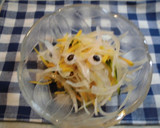 玉ねぎとかぼちゃのおばけサラダ作り方3写真