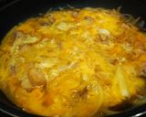 フライパンで作る☆我が家の簡単親子丼。作り方4写真
