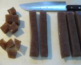 作り置きおかず！こんにゃくの甘辛煮作り方1写真