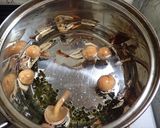 アミタケとムカゴの味噌汁作り方4写真