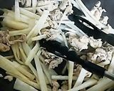 大根青椒肉絲作り方3写真