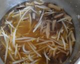 ランチ♪豆腐とワカメ きのこの中華スープ作り方3写真