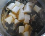 ランチ♪豆腐とワカメ きのこの中華スープ作り方6写真