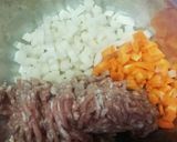 根菜 豚バーグ作り方1写真