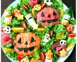 キャラ弁☆竹輪星人ハロウィン仮装に挑む★作り方14写真