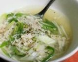 白ネギたっぷり食べるスープ作り方10写真