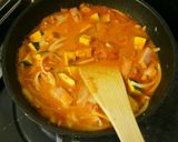 mかぼちゃとベーコンのトマトクリーム煮作り方3写真