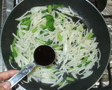 大根の皮と小松菜のキンピラ♪ホタテ水煮缶作り方6写真