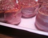 ベーコン巻きハンバーグのトマト煮込み作り方2写真