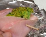 ハムとブロッコリーのカラフル巻き巻き♪作り方4写真