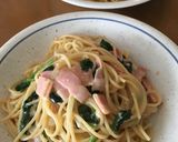 あごだしつゆで簡単釜玉風パスタ作り方4写真