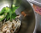 エノキとオクラのさっぱり和え作り方3写真