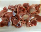 人参大量消費!砂肝と人参のカレー炒め☆作り方1写真