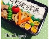 お弁当に！かぼちゃサラダをハムで巻くだけ作り方4写真