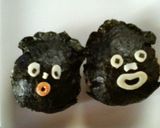 『ちびくろ・さんぼ』おにぎり（キャラ弁）作り方6写真