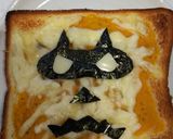 ハロウィン★ネコ仮面カボチャトースト作り方9写真