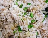 和風チャーハン☆とろ～り時短オムレツのせ作り方3写真