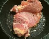 ネギ味噌チキンと厚焼き卵♡親子サンド作り方2写真