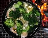 エビとブロッコリーのアヒージョ作り方6写真