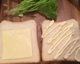 ネギ味噌チキンと厚焼き卵♡親子サンド作り方5写真