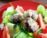下味冷凍：豚こまボールサラダ作り方7写真