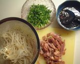 もやしとチャーシューのあえもの作り方1写真