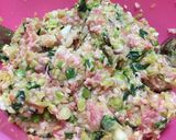 簡単！野菜多めのジューシーパリパリ餃子！作り方3写真