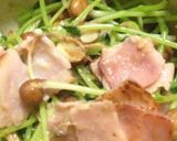 苗豆とベーコンの炒め物作り方2写真